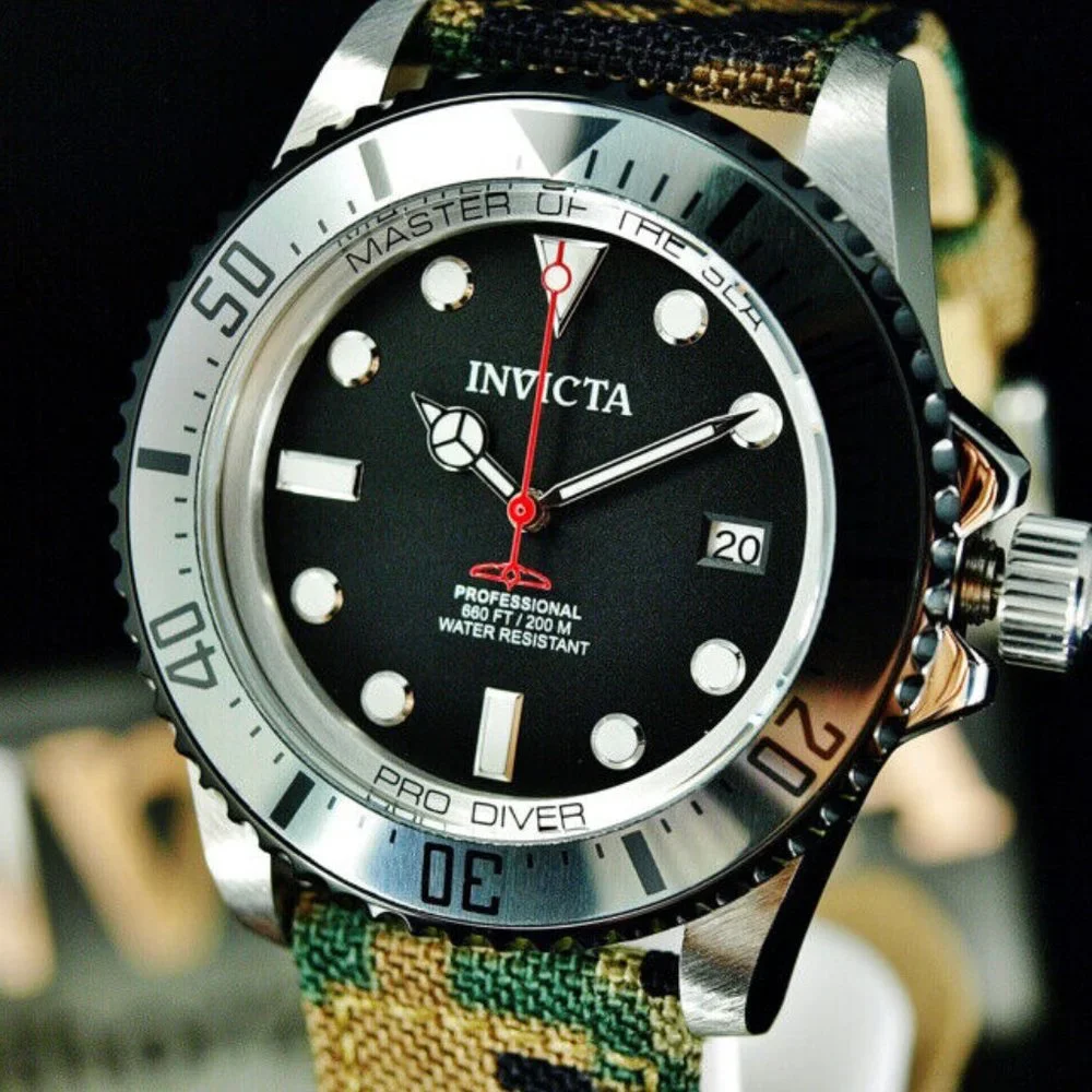 NEW Invicta 44mm Dial Sea Master Watch w box